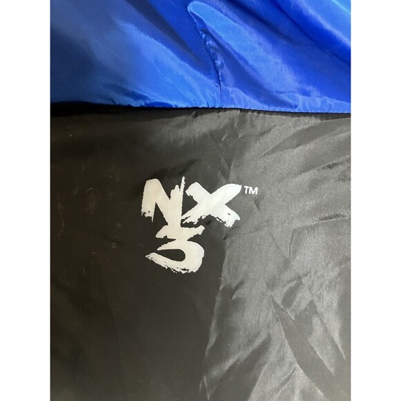 NX3 Windbreaker Pullover Jacket Black With Colorblock Unisex Small - Picture 3 of 6